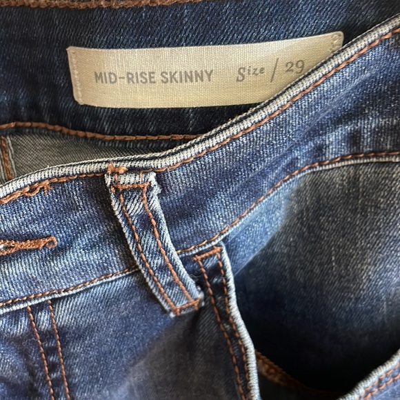 Pilcro and the Letterpress Mid Rise Skinny Jeans by Anthropologie - Picture 6 of 9